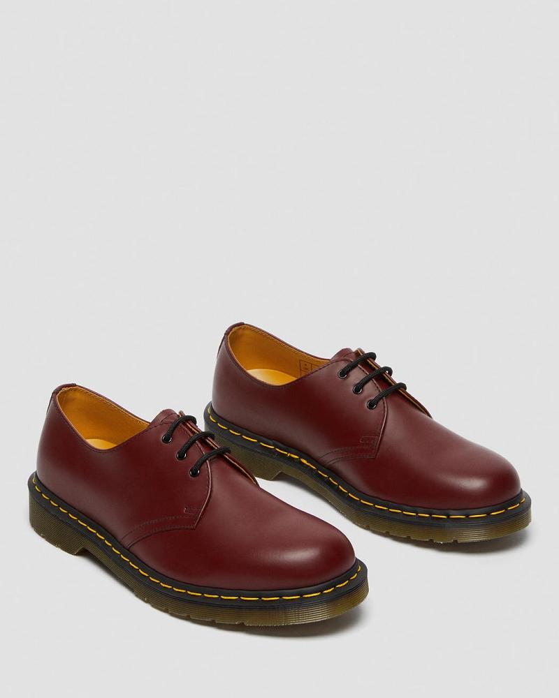 Zapatos Oxford Dr Martens 1461 Smooth Cuero Hombre Rosas Rojos | MX 212OKI